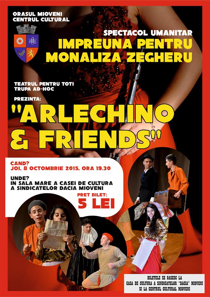 SPECTACOL CARITABIL  PENTRU MONALIZA ZEGHERU