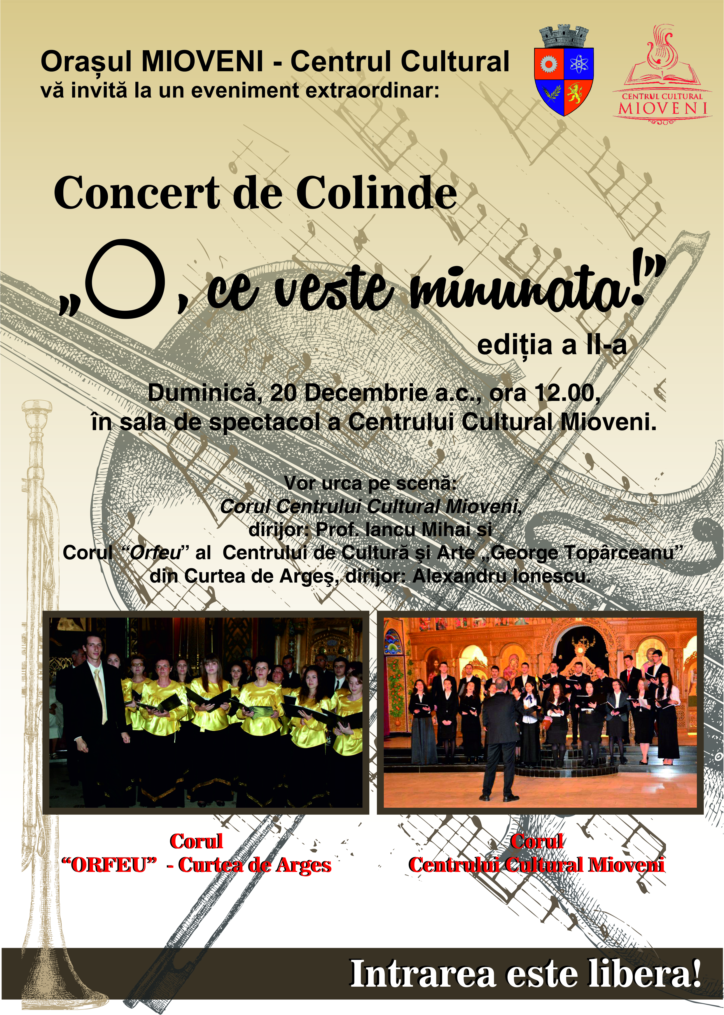 CONCERT DE COLINDE LA MIOVENI