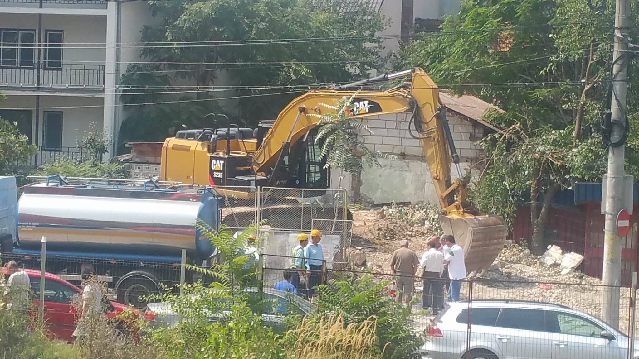 Pericol de explozie pe strada Maternității