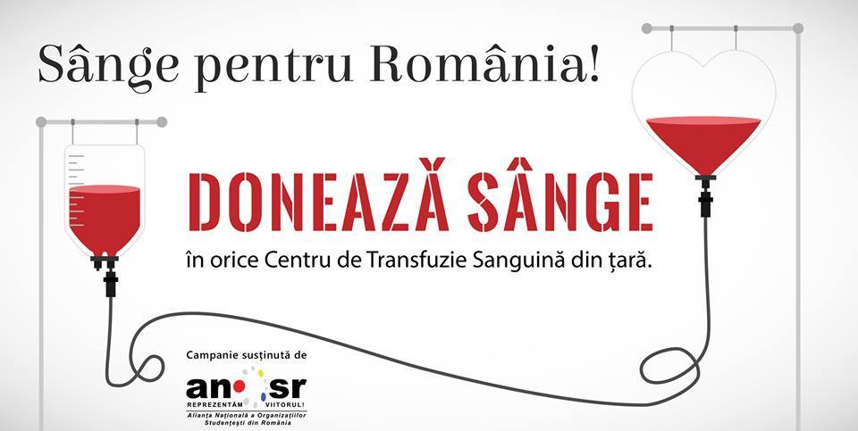 Liceul „Iulia Zamfirescu” Mioveni se va transforma, pentru o zi, în CENTRUL DE TRANSFUZIE SANGUINA