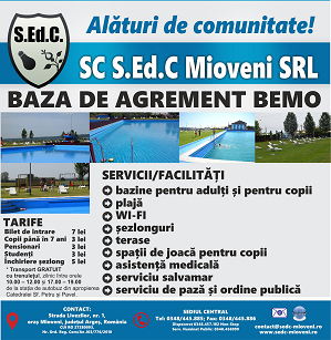 Mâine se deschide BAZA DE AGREMENT BEMO din Mioveni
