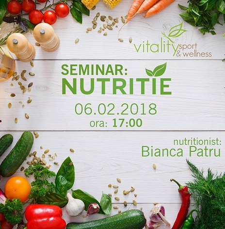 Vitality Sport & Wellness din Piteşti vă învaţă totul despre nutriţie!