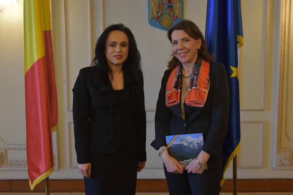 Deputatul Simona Bucura Oprescu – Intrevedere la Palatul Parlamentului  cu ambasadorul Republicii Franceze in România