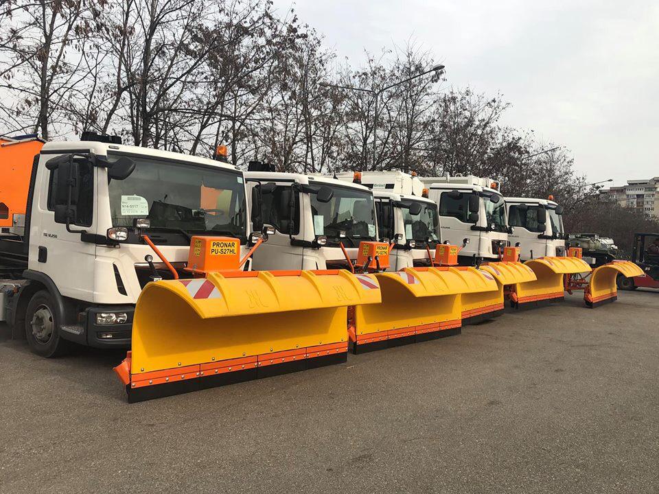 Primaria Municipiului Pitesti a achiziționat cinci utilaje multifuncționale