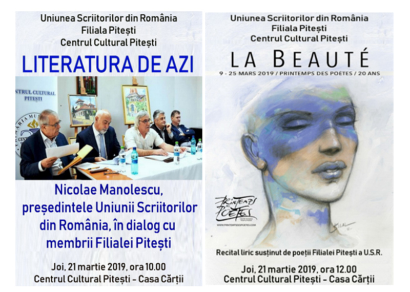 Dublu eveniment literar la parterul Casei Cărții