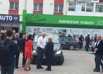 Liviu Dragnea, la Topoloveni