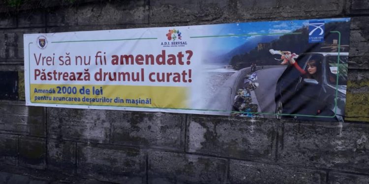 Amendă de 2000 de lei pentru șoferii care aruncă gunoaie din mașină