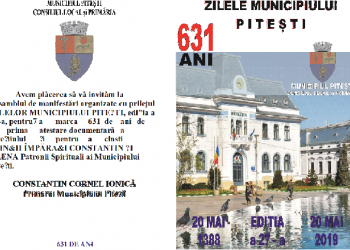 Află programul complet de la ,,Zilele Piteștiului”