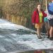 Peisaj de iarnă, în plină vară, în judeţul Argeş. Grindina a făcut ravagii
