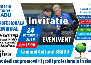 Şcoala Profesională în Sistem Dual –  Alternativă de Excelență pentru rezolvarea crizei forței de muncă și dezvoltarea economică a comunei Bradu
