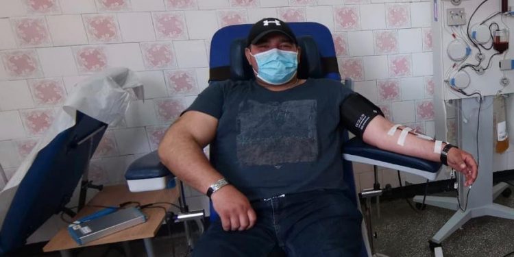 Jandarm argeșean, donator de plasmă după ce s-a vindecat de Covid-19