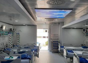 Unitatea de Terapie Intensivă Mobilă amplasată în curtea Spitalului Județean de Urgență Pitești este funcțională