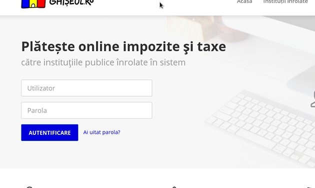 Persoanele juridice pot plăti taxele şi impozitele locale către Primăria Piteşti pe ghiseul.ro