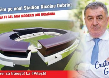 Cristian Gentea: “Noul stadion al Piteştiului va fi o bijuterie în palmaresul arenelor naţionale”