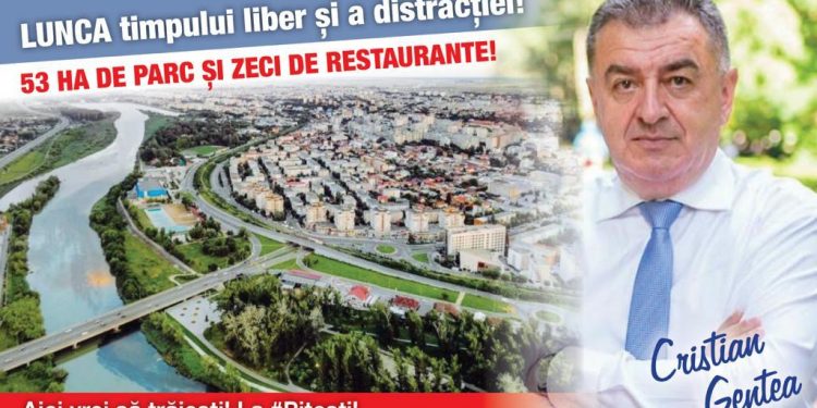 Cristian Gentea: Voi face din Lunca Argeşului cel mai mare parc de distracţii din regiune