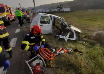 Accident la Draganu! Copil preluat de SMURD