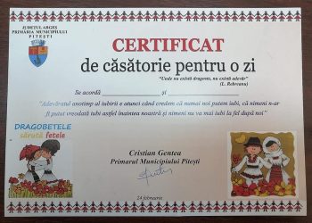 Dragobetele sărută fetele la Pitești!