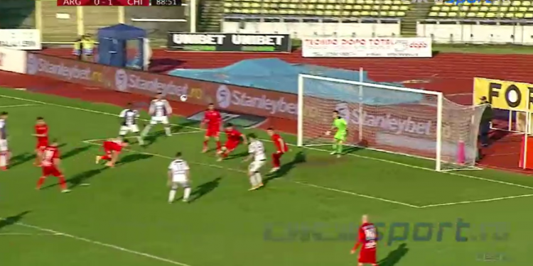FC Argeș a pierdut pe teren propriu meciul cu Chindia, scor 0-1