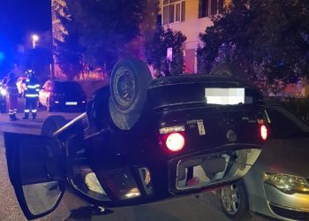 Un șofer beat a avariat patru mașini
