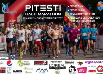 150 de alergători din întreaga țară vor participa duminică, 16 mai, la Pitești Half Marathon
