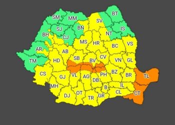 Cod portocaliu de ploi abundente în Argeș