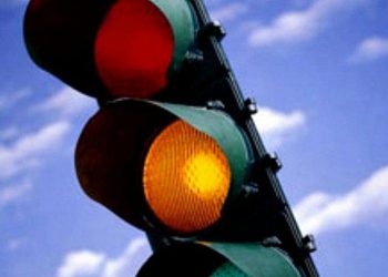 Semafor oprit în Pitești