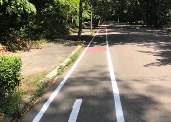 Reabilitare marcaje rutiere – piste de biciclete, în zona Trivale