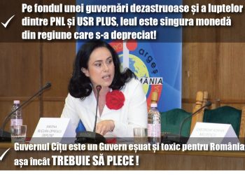 „Guvernul Cîțu este un Guvern eșuat și toxic pentru România, așa încât trebuie să plece!”