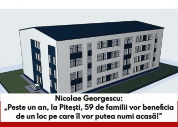 Nicolae Georgescu: „La inițiativa primarului Cristian Gentea,  vor fi realizate 55 de garsoniere și 4 apartamente în regim de locuințe sociale”