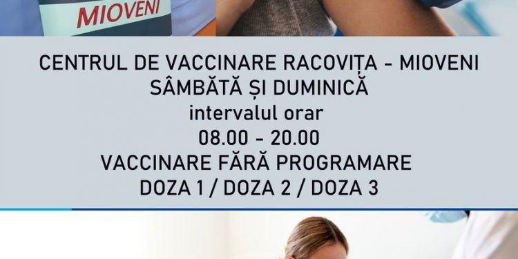 In weekend, campanie de vaccinare fără programare la Mioveni