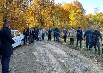 Acțiune de ecologizare în Pitești, zonele Balotești, Grigorești și pădurea Trivale