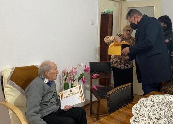 Veteranul de război Ștefan Merișanu a împlinit 100 de ani!