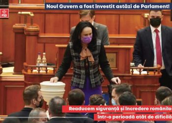 „Noul Executiv are un singur scop: de a readuce siguranță și încrederea românilor într-o perioadă atât de dificilă!”
