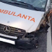UPDATE/ Ambulanță fără pacient, implicată într-un accident rutier