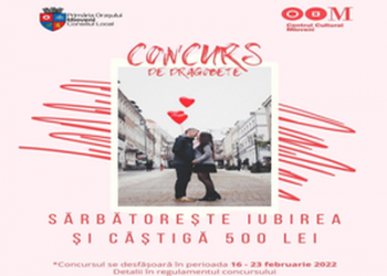Centrul Cultural Mioveni, concurs de Dragobete!