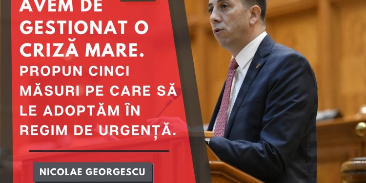 Deputat Nicolae Georgescu: Cinci urgențe pentru România