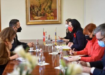 Deputatul Simona Bucura-Oprescu s-a întâlnit cu Arthur Mattli, Ambasador al Confederației Elvețiene la București și președinte al Grupului Ambasadelor Delegațiilor și Instituțiilor Francofone din România