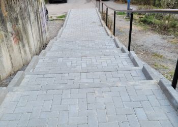 Reabilitarea scărilor publice, strada Făgăraș – finalizarea primei etape