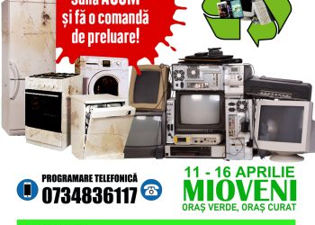 O nouă campanie de colectare a deşeurilor electrice la Mioveni