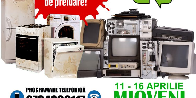 O nouă campanie de colectare a deşeurilor electrice la Mioveni