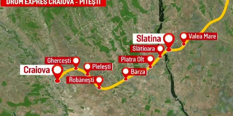 Ѕe deschide prima porțiune a Drumul Expres Pitești-Craiova