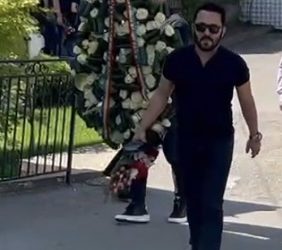 Cătălin Gherzan, la funerariile lui Valeca