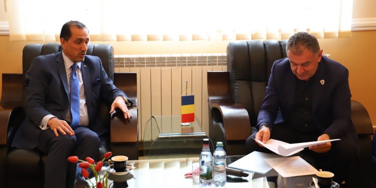 Vizită a ambasadorului Iordaniei la Primăria Municipiului Pitești