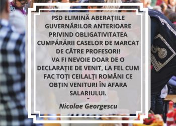Nicolae Georgescu: PSD vine în sprijinul profesilor și elimină aberațiile lui Florin Cîțu!