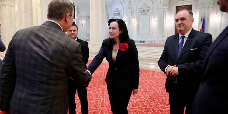 Simona Bucura-Oprescu, întâlnire oficială cu președintele Consiliului Federal Germaniei
