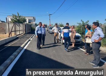 Lucrările de asfaltare și modernizare pentru strada Profesor Nicolae Brânzeu și strada Amurgului au fost finalizate!