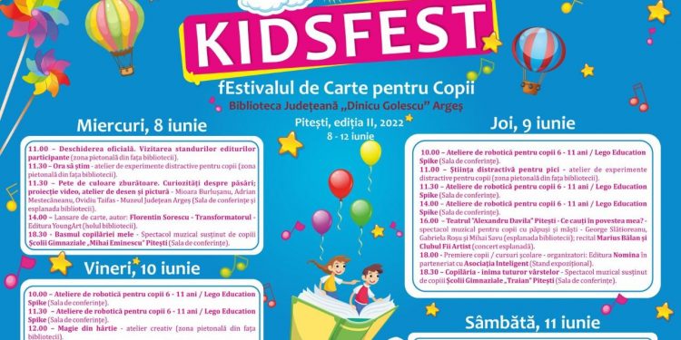fEstivalul de Carte pentru copii “Kidsfest” la Pitești