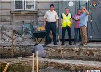 Vicele Marius Nicolaescu, vizită pe șantierul de la Muzeul Județean