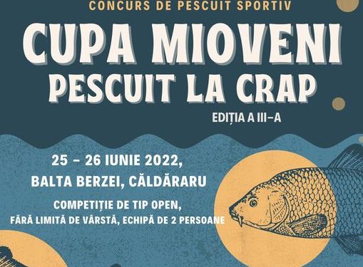 Pescarii din Mioveni se vor întrece de Zilele Orașului