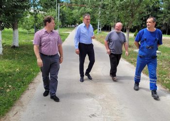 Cristian Gentea, vizită la stația de epurare de pe strada Lânăriei